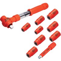 10 Piece 1 2" Drive Insulated Torque Wrench Kit Imperial