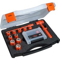 24 Piece 1 4" Drive Insulated Bi Hexagon Socket Set