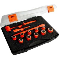 13 Piece Insulated 3 8" Drive Bi Hexagon Socket Set