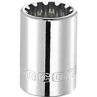 3 8" Drive Chrome Thin Wall Spline Socket 3 8" M16 27mm