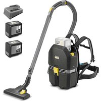 Karcher BVL 3/1 BP Professional 36v Cordless Backpack Vacuum Cleaner 2 x 6ah Li-ion Battery Charger