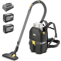 Karcher BVL 3/1 BP Professional 36v Cordless Backpack Vacuum Cleaner 2 x 7.5ah Li-ion Battery Charger