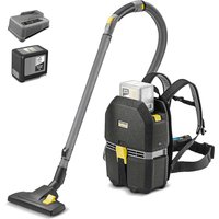 Karcher BVL 3/1 BP Professional 36v Cordless Backpack Vacuum Cleaner 1 x 6ah Li-ion Battery Charger