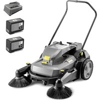 Karcher KM 70/30 C BP 2SB Professional 36v Cordless Push Floor Sweeper 2 x 7ah Li-ion Battery Charger