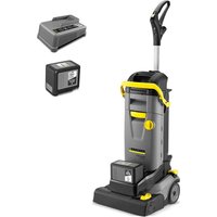 Karcher BR 30/4 C BP Professional 36v Cordless Small Area Floor Cleaner and Scrubber Drier 2 x 7.5ah Li-ion Battery Charger