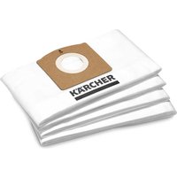 Karcher Fleece Filter Bags for WD 1 Compact Cordless Vacuum Cleaner Pack of 4