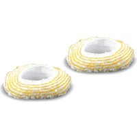 Karcher 2 Piece Big Round Brush Cover Set for SC EasyFix Steam Cleaners