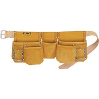 Carpenters 5 Pocket Full Grain Tool Apron Pouch