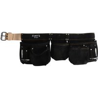 Kunys Split Grain Water Repellent Double Tool Pouch