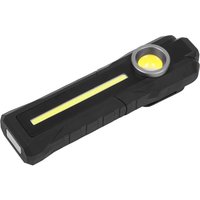 Sealey COB SMD LED Rechargeable 3 in 1 Inspection Light Torch Black Sealey COB SMD LED Rechargeable 3 in 1 Inspection Light Torch Black