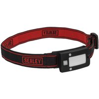 Sealey Rechargeable Auto Sensor COB LED Head Torch Black Sealey Rechargeable Auto Sensor COB LED Head Torch Black