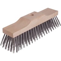 Stiff Wire Bristle Broom Head