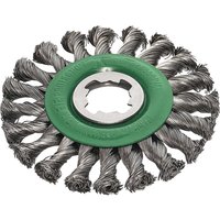 X Lock Non Sparking Stainless Steel Knotted Wire Wheel