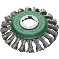 X Lock Non Sparking Stainless Steel Knotted Wire Wheel 115mm X Lock
