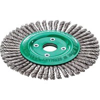 Pipeline Stainless Steel Wire Wheel Brush 178mm 22.2mm Bore