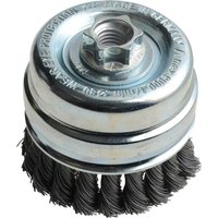 0.5 Steel Wire Knot Cup Brush 80mm M14 x 2.0 Thread