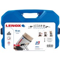 10 Piece Plumbers Hole Saw Set