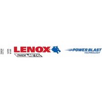 Lenox 14TPI Thick Metal Cutting Reciprocating Sabre Saw Blades 203mm Pack of 5