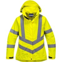 Oxford Weave 300D Ladies Class 3 Hi Vis Jacket Yellow L