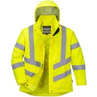 Oxford Weave 300D Class 3 Womens Hi Vis Winter Jacket