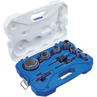 13 Piece Contractors Bi Metal Carbide Tip Hole Saw Set