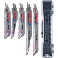 5 Piece Carbide Tipped Metal Cutting Reciprocating Sabre Saw Blade Set