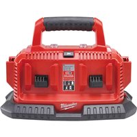 Milwaukee M1418 C6 18v 6 Bay Multi Battery Charger