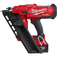 Milwaukee M18 FFN Fuel 18v Cordless Brushless Framing Nail Gun 2 x 5ah Li-ion Battery Charger Case