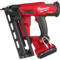 Milwaukee M18 FN16GA Fuel 18v Cordless Brushless 16 Gauge 2nd Fix Nail Gun 2 x 2ah Li-ion Battery Charger Case