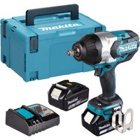 DTW1002 18v LXT Cordless Brushless 1 2" Drive Impact Wrench 2 x 5ah Li ion Battery Charger Case