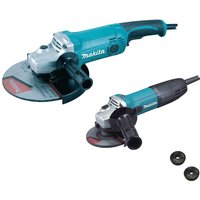 DK0056Z 115 230mm Angle Grinder Set 240v
