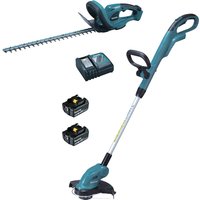 Makita 18v LXT Cordless Hedge and Grass Trimmer Kit