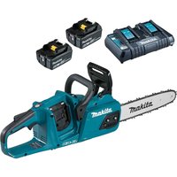 DUC305 Twin 18v LXT Cordless Brushless Chainsaw 300mm 2 x 6ah Li ion Battery Charger