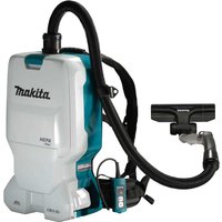 Makita DVC660 Twin 18v LXT Cordless Brushless Backpack Vacuum Cleaner No Batteries No Battery Charger