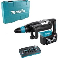 HR006G Twin 40v Max XGT Cordless Brushless Demolition Hammer 2 x 2.5ah Li ion Battery Charger Case