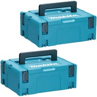 2 Piece 0 Type 2 MakPac Connector Stackable Power Tool Case Set