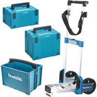 2 Piece MakPac Connector Stackable Power Tool Case Set Case Trolley Tote