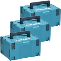 3 Piece 8 Type 3 MakPac Connector Stackable Power Tool Case Set