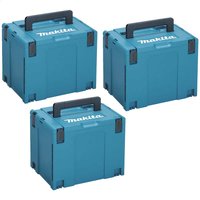 3 Piece 6 Type 4 MakPac Connector Stackable Power Tool Case Set