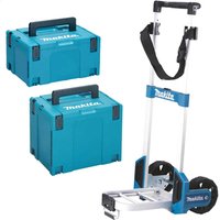 3 Piece MakPac Connector Stackable Power Tool Case Set Case Trolley