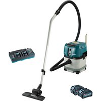 Makita VC004GL 40v Max XGT L Class Cordless Brushless Vacuum Cleaner 2 x 2.5ah Li-ion Battery Charger No Case