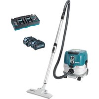 Makita VC005GL 40v Max XGT L Class Cordless Brushless Vacuum Cleaner 2 x 2.5ah Li-ion Battery Charger No Case