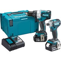 DLX2214TJ 18v LXT Cordless Combi Drill Impact Driver Kit