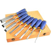 M500 8 Piece Bevel Edge Wood Chisel Set