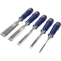 M444 5 Piece Chip Bevel Edge Wood Chisel Set