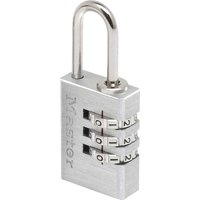 Master Lock Aluminium 20mm 3-Digit Combination Padlock 7620EURD