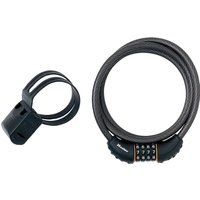 Master Lock Black Braided Steel Combination Cable 1.8m x 10mm 8120EURDPRO