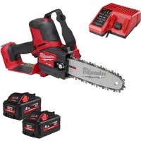 Milwaukee M18 FHS20 Fuel 18v Cordless Brushless Hatchet Pruning Saw 200mm 2 x 5.5ah Li-ion Battery Charger