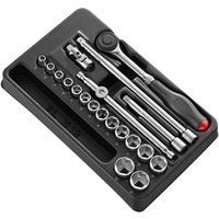 Facom MOD.J360-36 20 Piece 3/8" Drive Hexagon Socket Set 3/8"