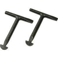 Manhole Cover Lift Keys 125mm Pack 2